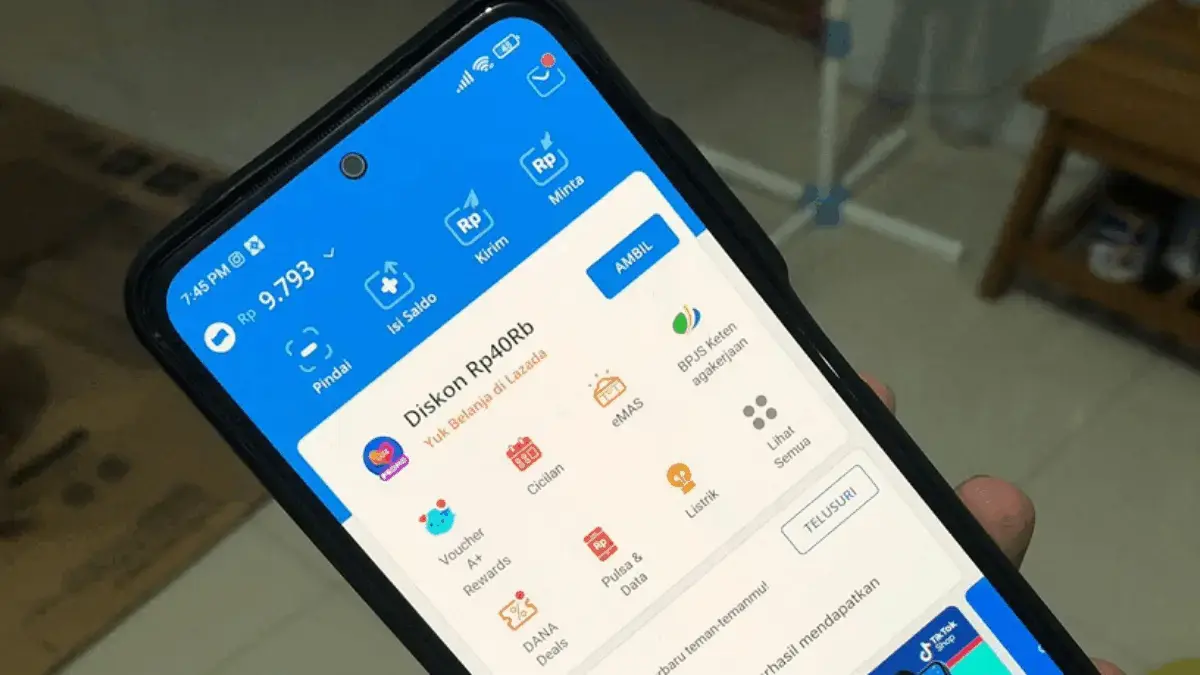 Login DANA di Chrome tanpa kode OTP
