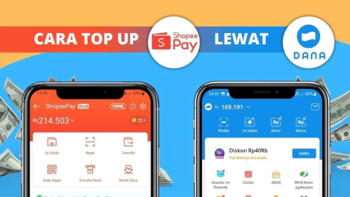 Cara Top Up ShopeePay Lewat DANA Tanpa Biaya Admin, Gampang Banget!