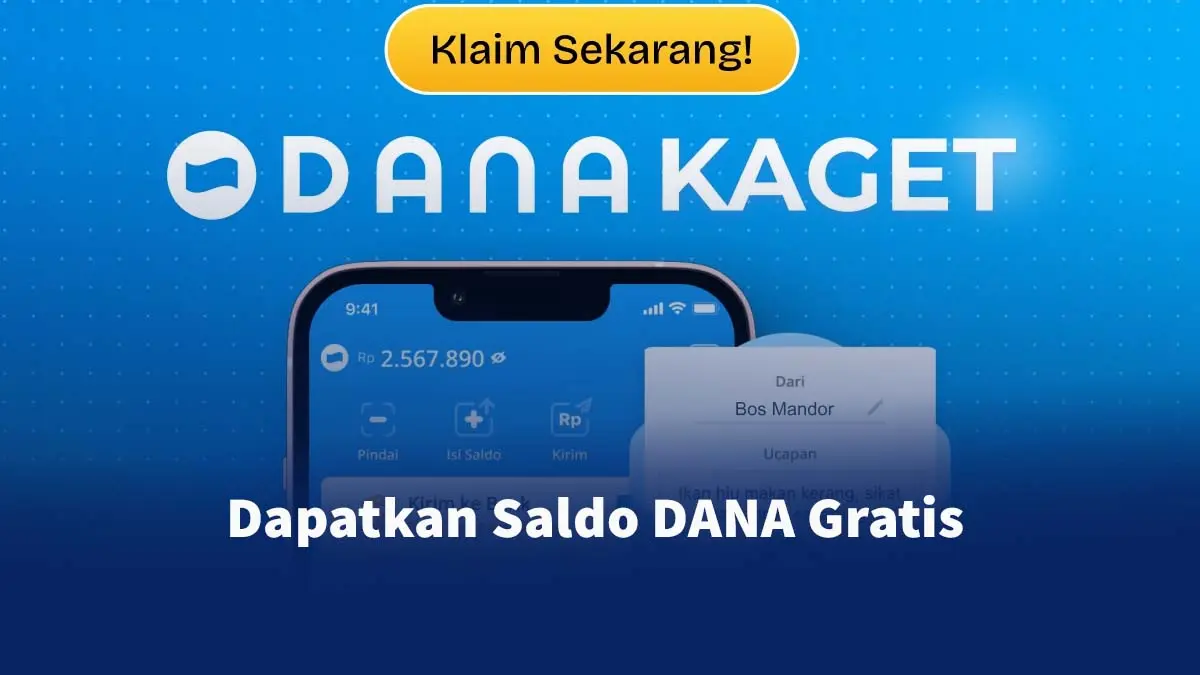Adu Hoki! Cek Link Saldo DANA Gratis — Bisa Dapet Sampai Rp350.000 Lo!
