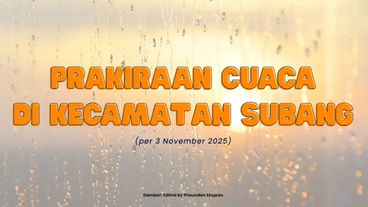 Prakiraan Cuaca Hari Ini di Kecamatan Subang