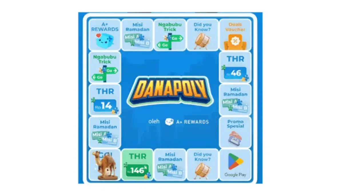 2 Cara Dapat Hadiah dari DANAPoly, Bisa Dapat Saldo Gratis! Cara Dapat Hadiah dari DANAPoly