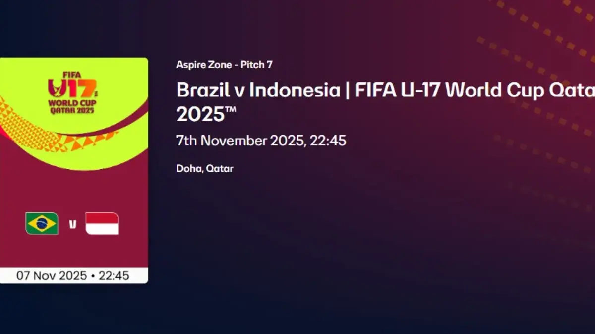 Berikut Jadwal Tanding Timnas Indonesia U-17 vs Brazil U-17 dan Link Streaming Resminya Jadwal Tanding Timnas Indonesia U-17 vs Brazil U-17