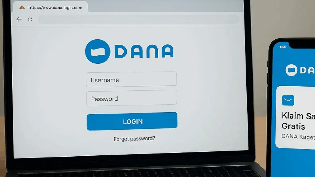 Login DANA Tanpa Aplikasi