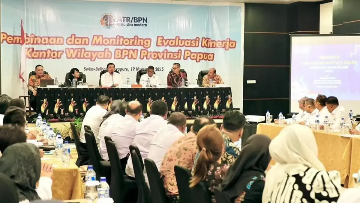 Pembinaan di Kanwil BPN Provinsi Papua, Menteri Nusron Perkuat Layanan Pertanahan: Semakin Sederhana, Semakin