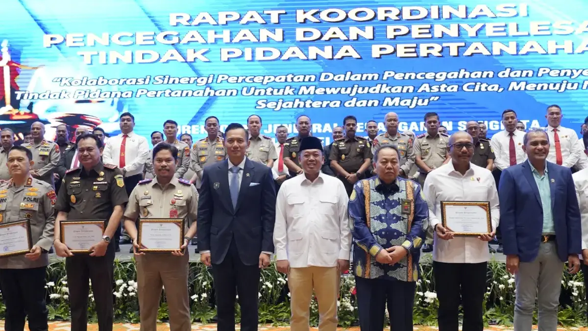 Menteri Nusron Ajak APH Pererat Kolaborasi Berantas Mafia Tanah