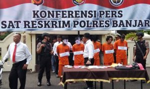 Polres Banjar Tangkap Sindikat Curanmor