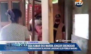 Sisa Kamar Warem Jongor Dibongkar