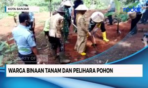 Warga Binaan Lapas Banjar Tanam dan Pelihara Pohon