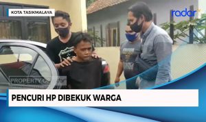 Pencuri HP Warga Garut ini Dibekuk Warga, Setelah Memukul Kepala Korban dengan Helm