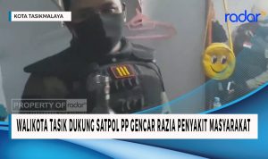 Wali Kota Tasik Dukung Satpol PP Gencar Razia Pekat