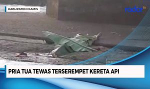 Pria Tua di Ciamis Terserempet Kereta Api Hingga Tewas