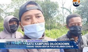 Satu Kampung di Majalengka Di-lockdown