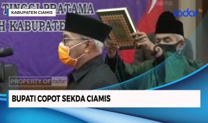 Suasana Proses Pencopotan Jabatan Sekda Ciamis Menjadi Staf Ahli Perekonomian