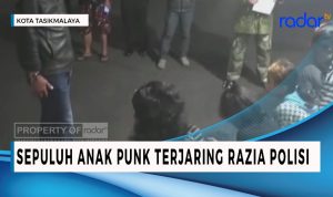 10 Anak Punk Terjaring Razia Polisi di Indihiang