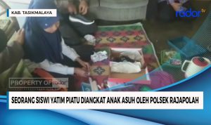 Seorang Anak Yatim Piatu Diangkat Anak oleh Kapolsek