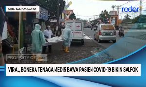 Viral, Boneka Tenaga Medis Bawa Pasien Covid-19 Bikin Salah Fokus