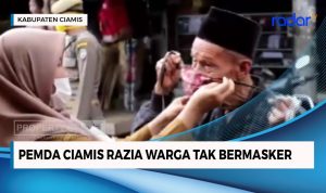 Pemkab Ciamis Razia Warga Tak Pakai Masker