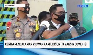 Cerita Pengalaman Ridwan Kamil Disuntik Vaksin Covid-19