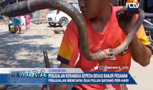 Penjualan Kerangka Sepeda Bekas Banjir Pesanan