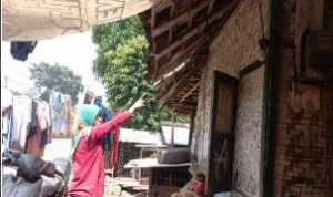 Gawat, Rumah Warga Cibatu Garut Terancam Roboh