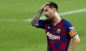 Gegara Kontrak, Messi Tersandera di Barcelona