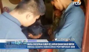 Warga Brebes Digegerkan dengan Sumur Keluarkan Bahan Bakar Minyak