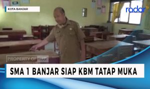 SMA 1 Banjar Siap KBM Tatap Muka