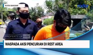 Polres Banjar Tangkap Pelaku Pencurian di Rest Area