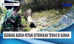 Warga Banjar Ditemukan Meninggal di Sawah