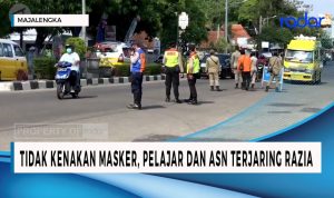 Tidak Pakai Masker, ASN dan Pelajar di Majalengka Terjaring Razia