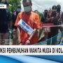 Polisi Rekonstruksi Pembunuhan yang Dilakukan Tukang Cilok Terhadap Seorang Wanita