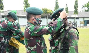 Sebanyak 673 Prajurit Batalyon 754/20/3 Kostrad Menyandang Baret Raider