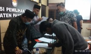 KPU Pangandaran Undang Kedua Paslon Bupati Bahas Desain Surat Suara