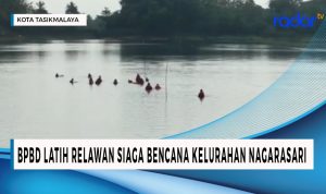 BPBD Kota Tasik Latih Relawan Siaga Bencana