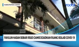 Pasca Ambruk, Paviliun Hasan Sobari RSUD Ciamis Dijadikan Ruang Isolasi Covid-19