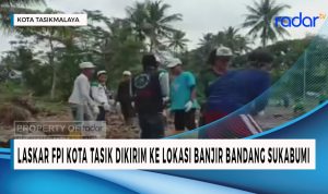 Laskar FPI Kota Tasik Dikirim ke Lokasi Banjir Bandang Sukabumi