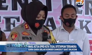 Gelar Pesta Hajatan di Masa Pandemi, Wakil Ketua DPRD Tegal Jadi Tersangka