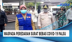 Waspadai Surat Bebas Covid-19 Palsu