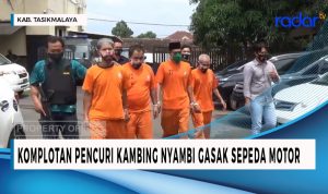 Komplotan Pencuri Kambing Nyambi Gasak Sepeda Motor