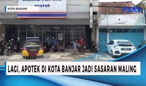 Apotek di Kota Banjar Kembali Jadi Sasaran Maling