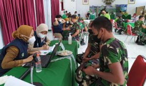 183 Prajurit TNI Kodim 0613 Ciamis Jalani Vaksinasi Kedua