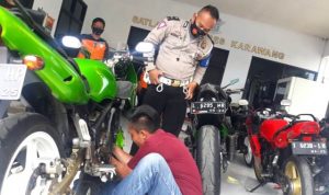 Meresahkan, Satlantas Polres Cimahi Bakal Tindak Tegas Pengendara Motor Knalpot Bising