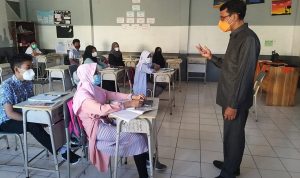 Wakil Bupati Garut Kembali Pantau Uji Coba Belajar Tatap Muka