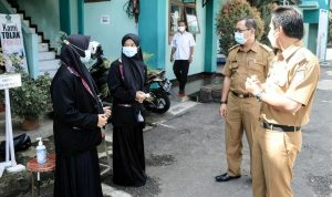 Wakil Bupati Ciamis Tinjau Pelaksanaan Uji Coba PBM Tatap Muka