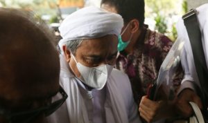 Rizieq Shihab Jalani Sidang Putusan Kasus RS UMMI Hari Ini