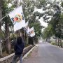 Hotel dan Restoran di Garut Pasang Bendera Putih dengan Gambar Emotikon