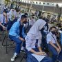 Sekitar 500 Siswa SMPN 2 Garut Antusias Mengikuti Vaksinasi di Pendopo