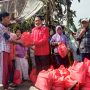 Empat Rumah Ludes Terbakar di Desa Jatiwangi, Dewan Fraksi PDI Perjuangan Berkunjung ke Lokasi