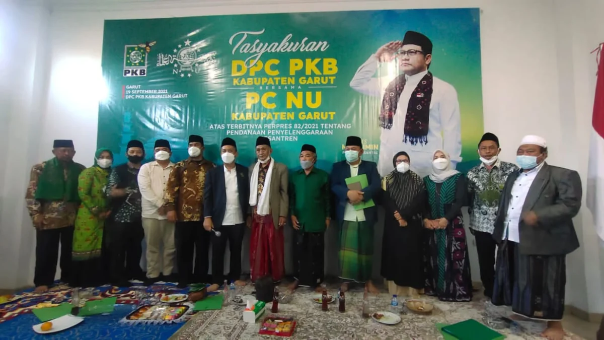 PKB Garut dan PCNU Gelar Tasyakuran Atas Lahirnya Perpres Pendanaan Penyelenggaraan Pesantren