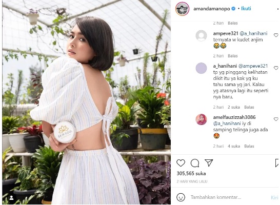 Tato Amanda Manopo Bikin Heboh Netizen Tato Amanda Manopo Bikin Heboh Netizen